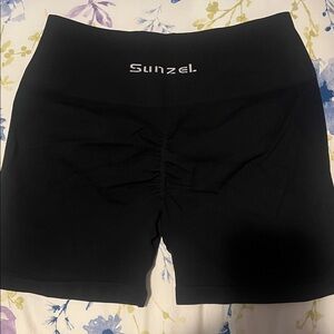 Sunzel Black Athletic Shorts- Medium